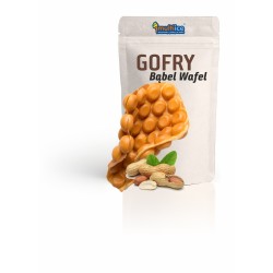 Gofry Bąbel 1  kg z kawałkami orzechów