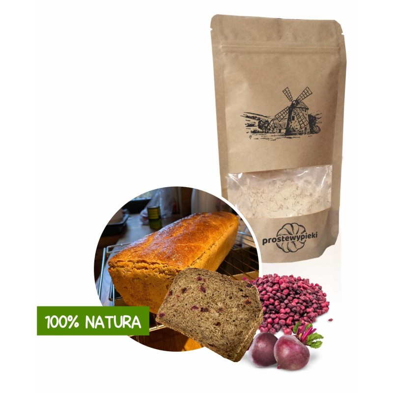 Chleb wileński z burakiem mieszanka do wypieku 570g Chleb wileński z burakiem mieszanka do wypieku 570g
