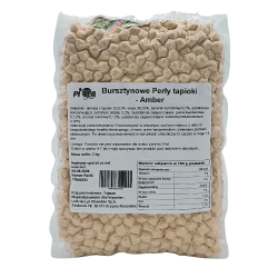 Bursztynowe Perły Tapioki Amber – tapioka do Bubble Tea 3 kg