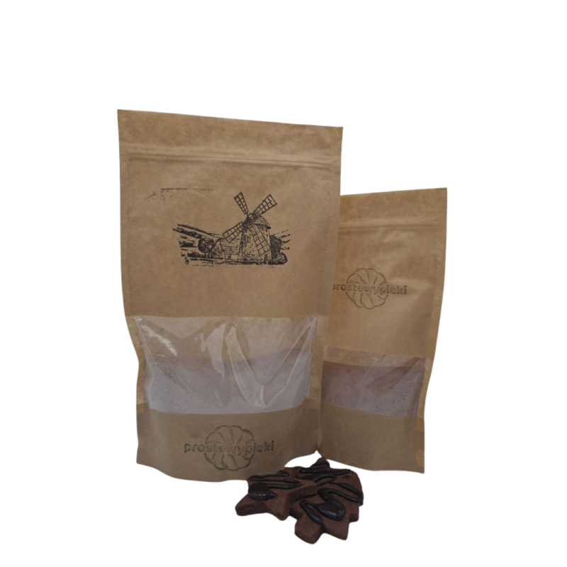 Pierniczki z polewą kakaową 520g  (komplet)